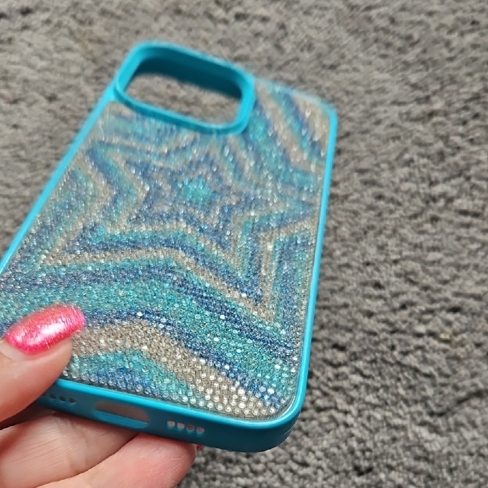 Blue Star Pattern Phone Case 14pro Max‎ - Picture 5 of 6